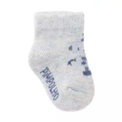 Meia Cano Alto Zero Masculina Pimpolho Colorida para Bebê