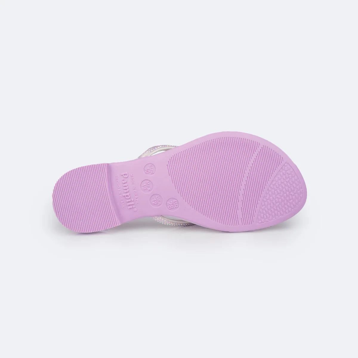 Sandália Rasteira Infantil Pampili Iris Strass – Conforto e Estilo para o Verão