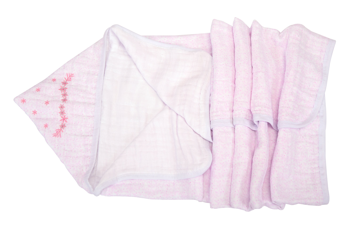 Toalhão de Banho Infantil Soft Loupiot Clean Bordada 100% Algodão 100x85 Cm