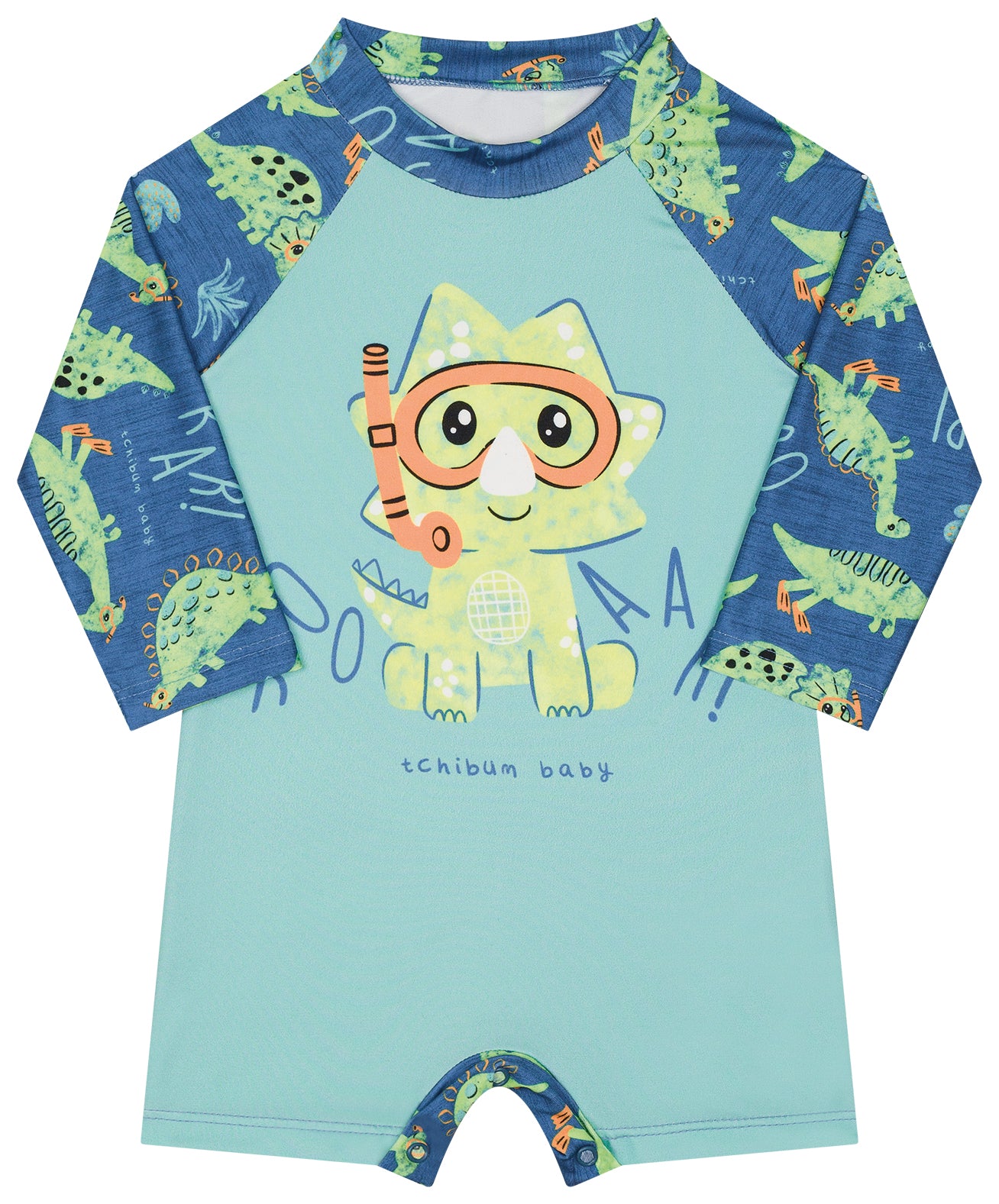 Macaquinho Infantil Masculino Kamylus Tchibum Dinossauro UV50+