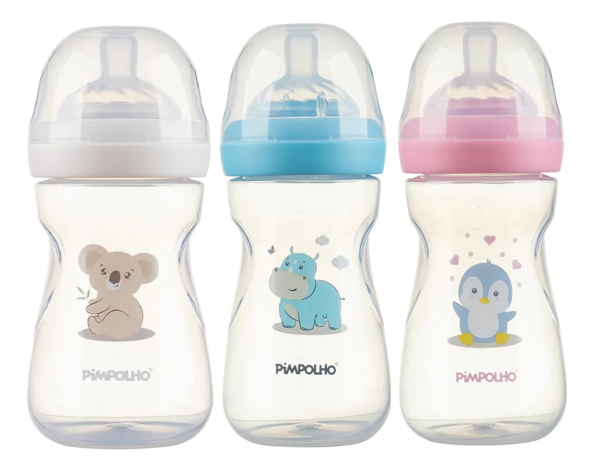 Mamadeira Pimpolho Serena 260ml 2M+