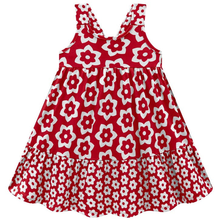 Vestido Infantil Kyly Floral com Babado