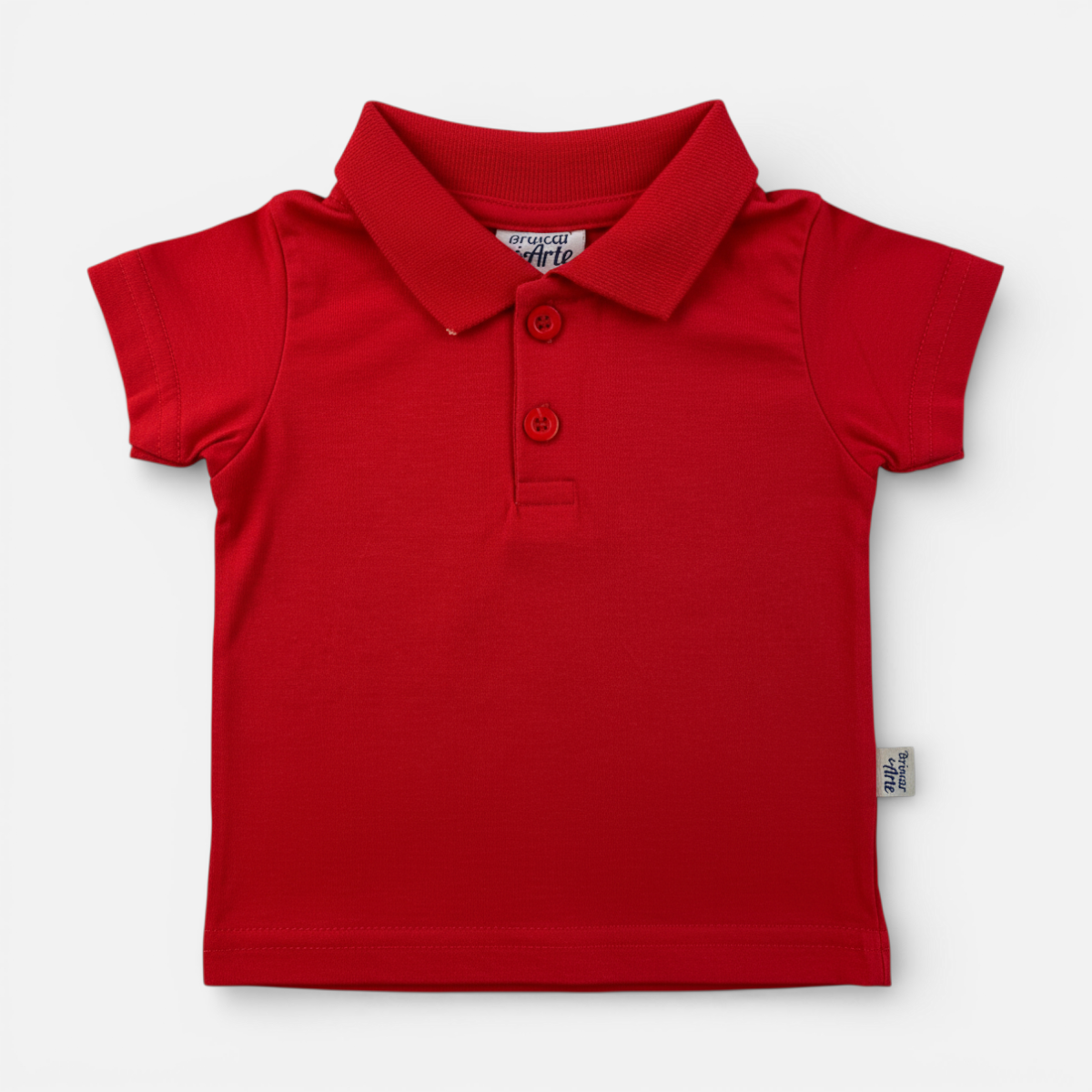 Camisa Polo Brincar e Arte Básica Lisa