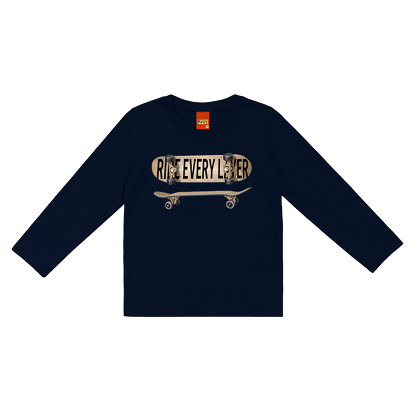 Camiseta Masculina Manga Longa Kyly Every Skate