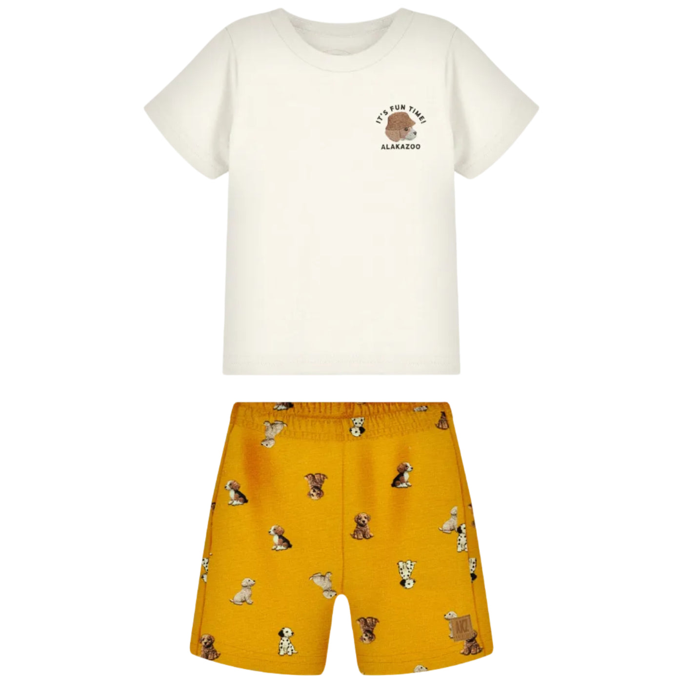 Conjunto Infantil Masculino Alakazoo Cachorrinho Fun Time