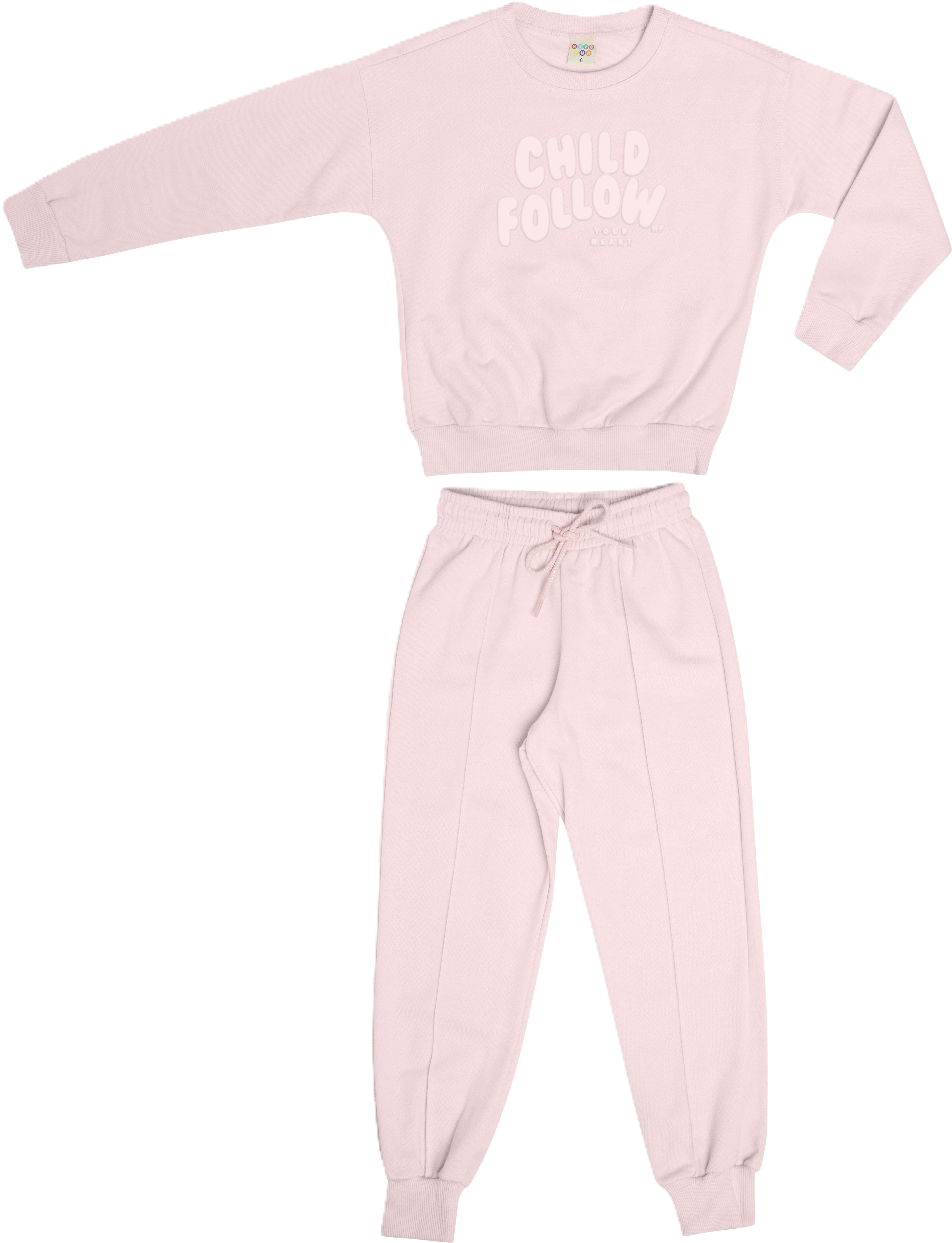 Conjunto Infantil Menina Have Fun Child Follow em Moletom Macio