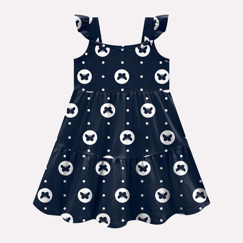 Vestido Infantil Kyly Borboletas