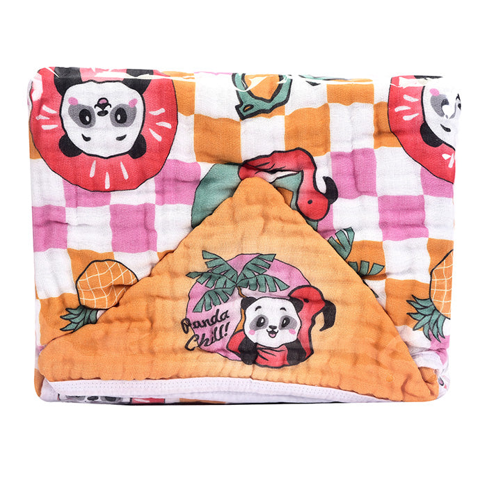 Toalhão Soft Mini Herdeiros com Capuz 100x85cm