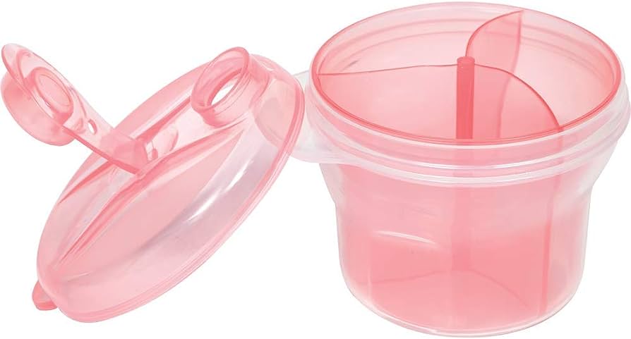 Pote Para Leite Em Pó Buba com Divisória Removível 300ml Livre de BPA