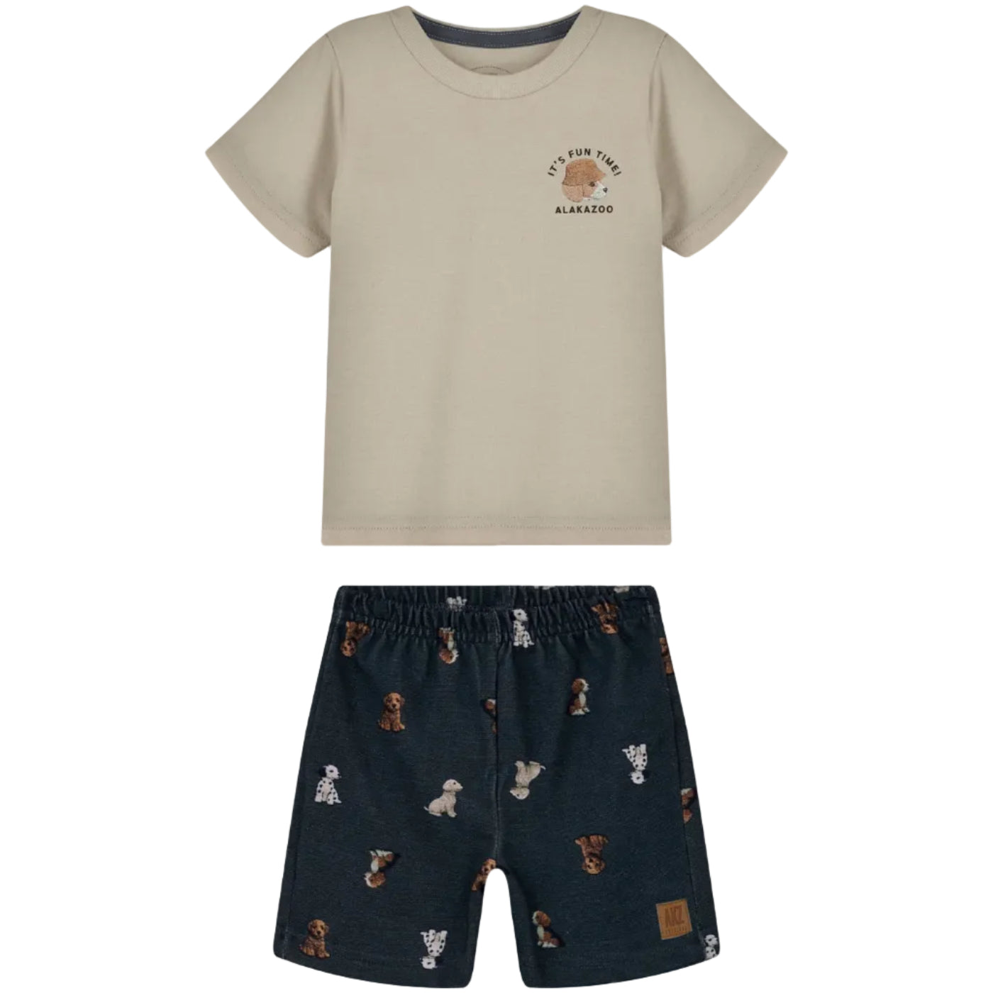 Conjunto Infantil Masculino Alakazoo Cachorrinho Fun Time