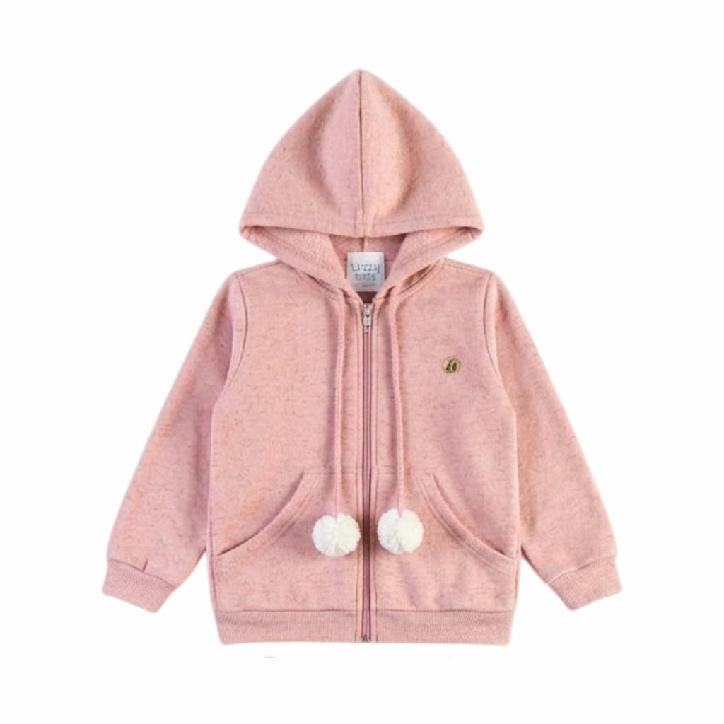 Conjunto Infantil Feminino Pulla Bulla Básico com Pingente de Ursinha