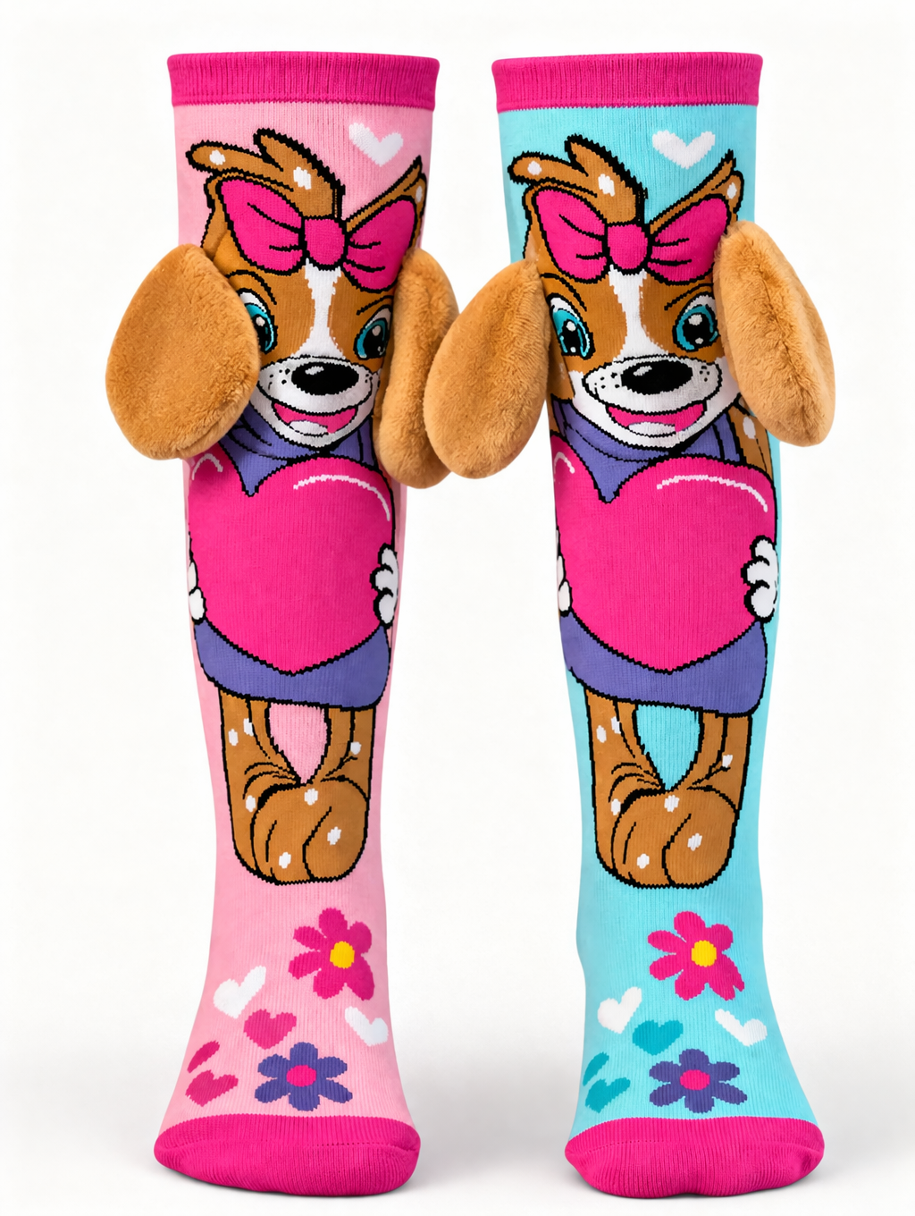 Meia Infantil Divertida Meia Maluca Cano Alto