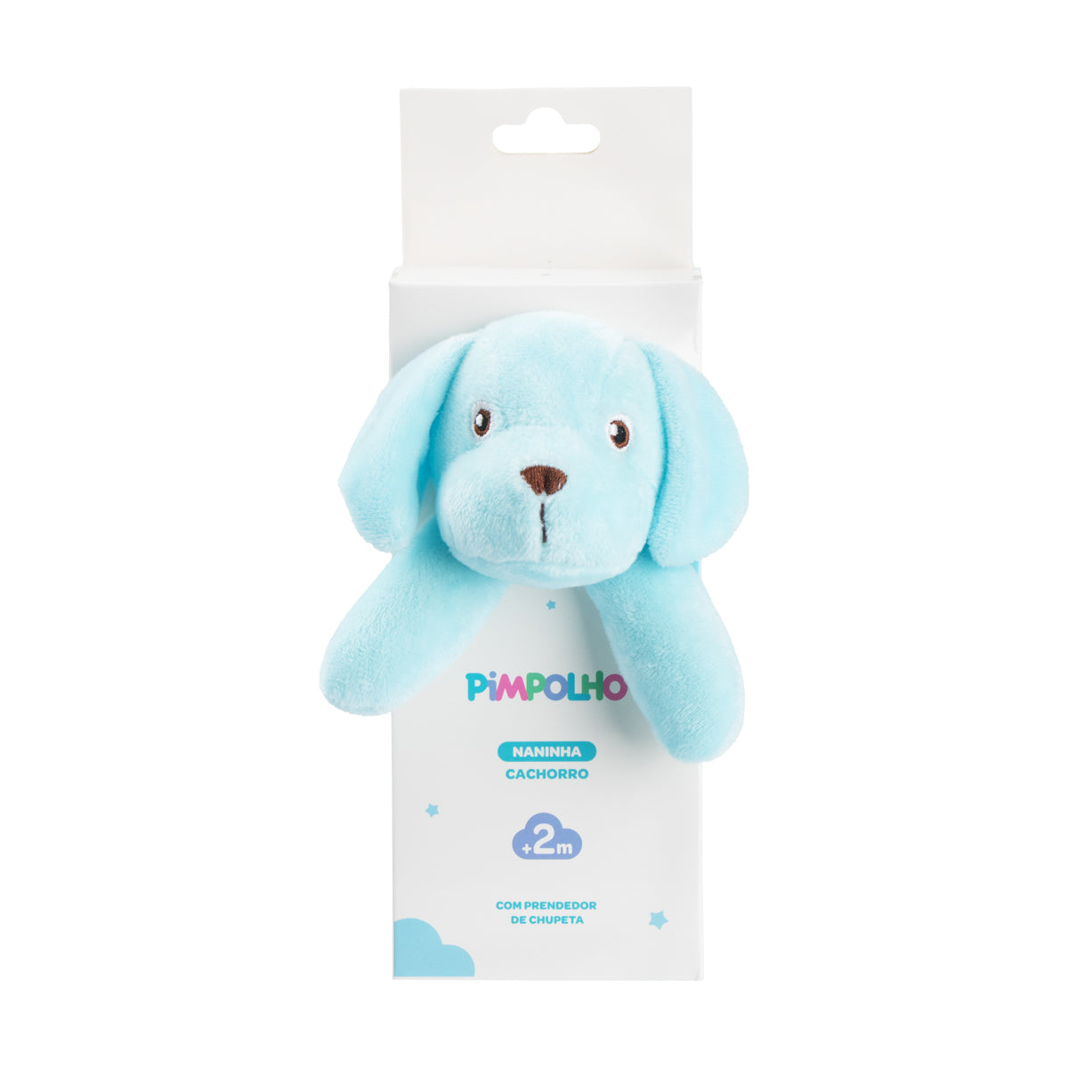 Naninha Infantil Pimpolho com Prendedor de Chupeta +2M Plush