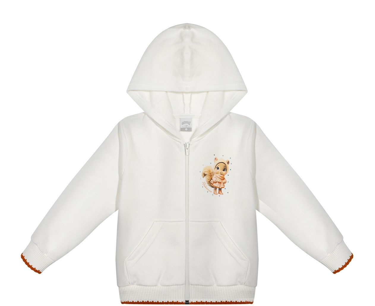 Conjunto Infantil Feminino Alakazoo com Jaqueta em Moletom e Legging em Malha Soft