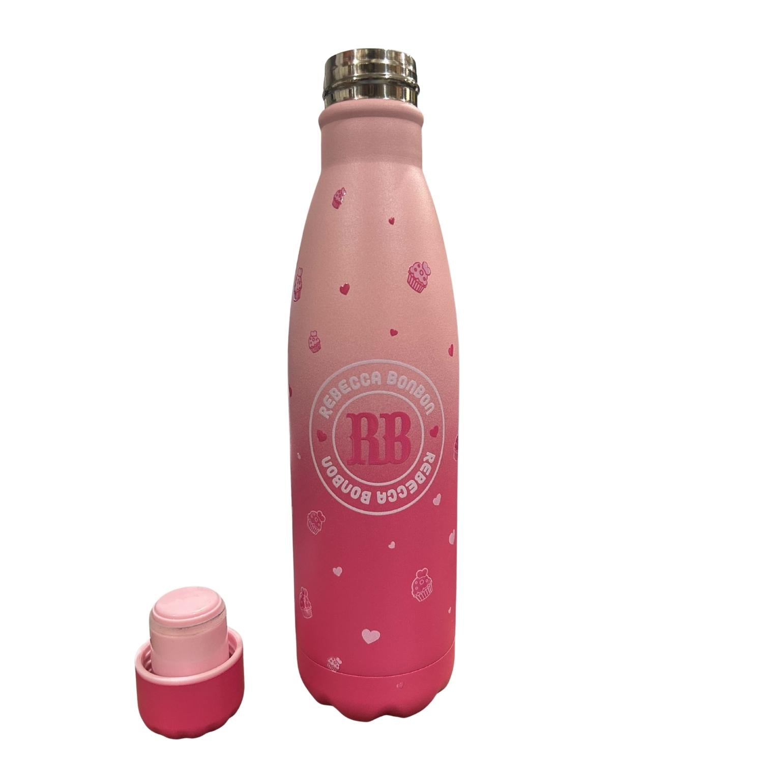 Garrafa Térmica Rebecca Bonbon Bottle Soft Romance 500ml – Aço Inox com Isolamento a Vácuo