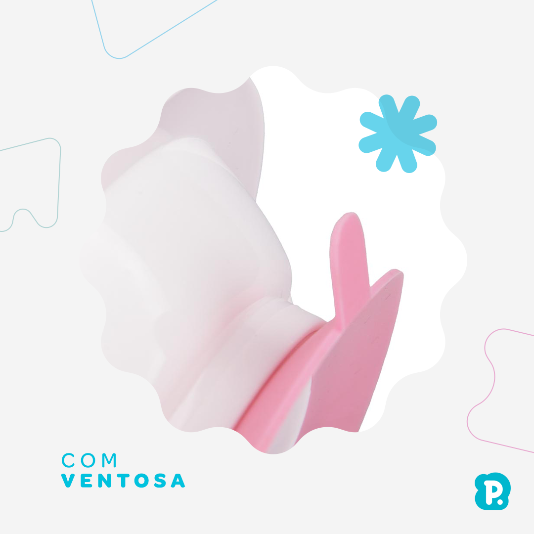 Prato Pimpolho Com Divisória e Ventosa Bebê BPA Free