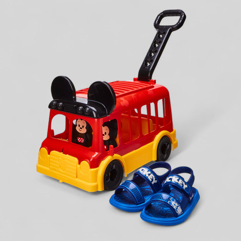 Sandalia Infantil Disney Tour Com Carrinho Grendene