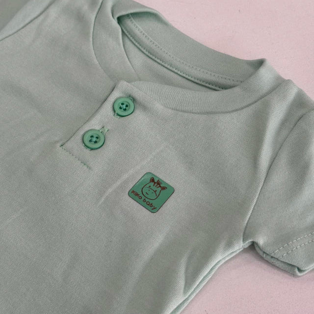 Conjunto Bebê Masculino Kiko Baby Safari - Body e Short estampado