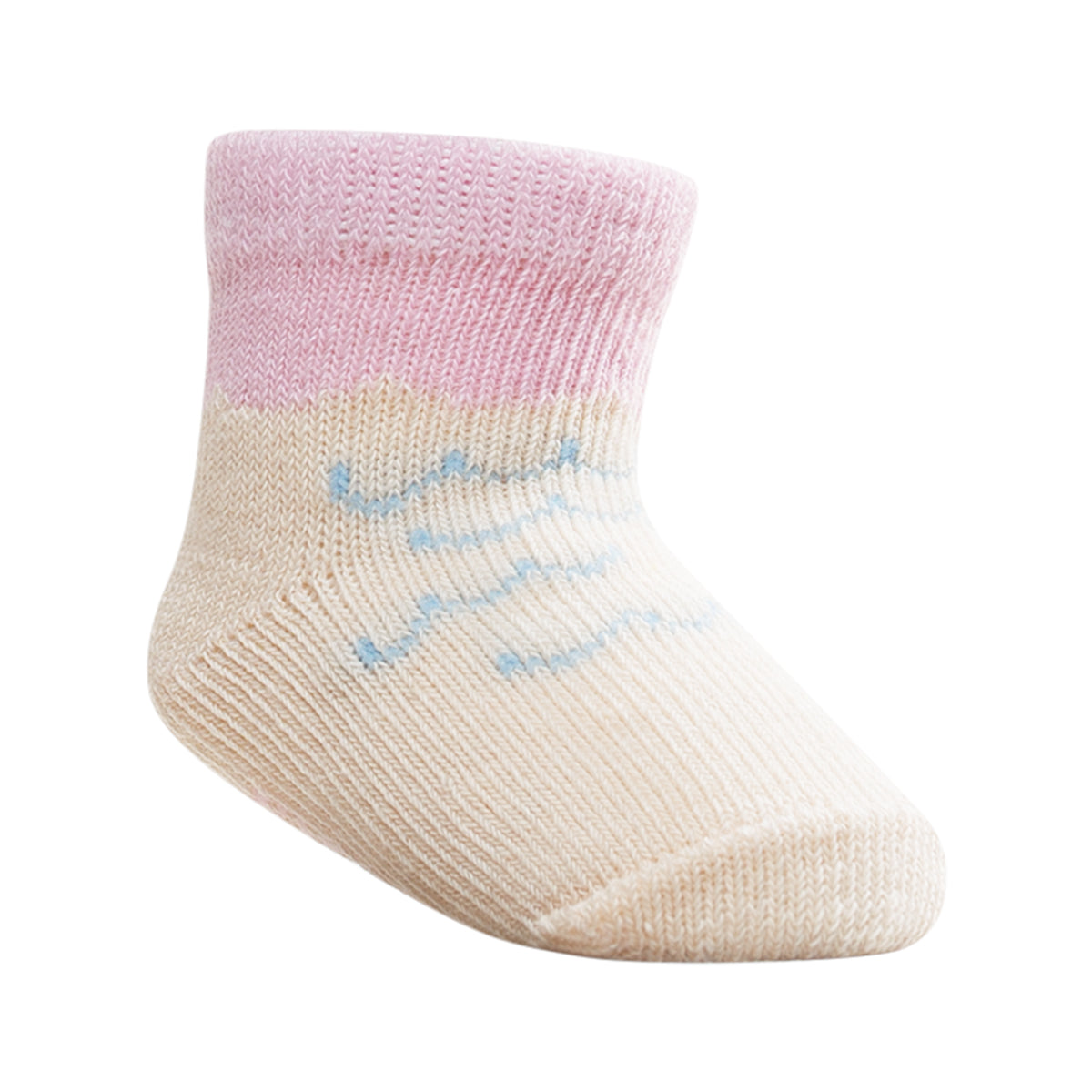 Kit Meia Infantil Feminina Pimpolho Colorida RN / Prematuro - Conforto e Proteção com 3 Pares