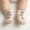 Kit de Meias Infantil Pimpolho Antiderrapante Cano Alto com 3 Pares