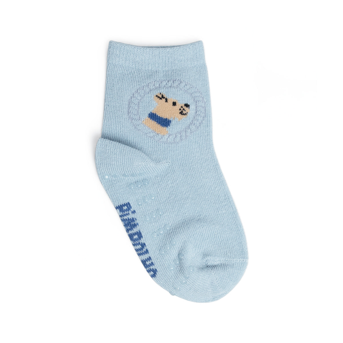Kit de Meias Infantil Pimpolho Antiderrapante Cano Alto com 3 Pares