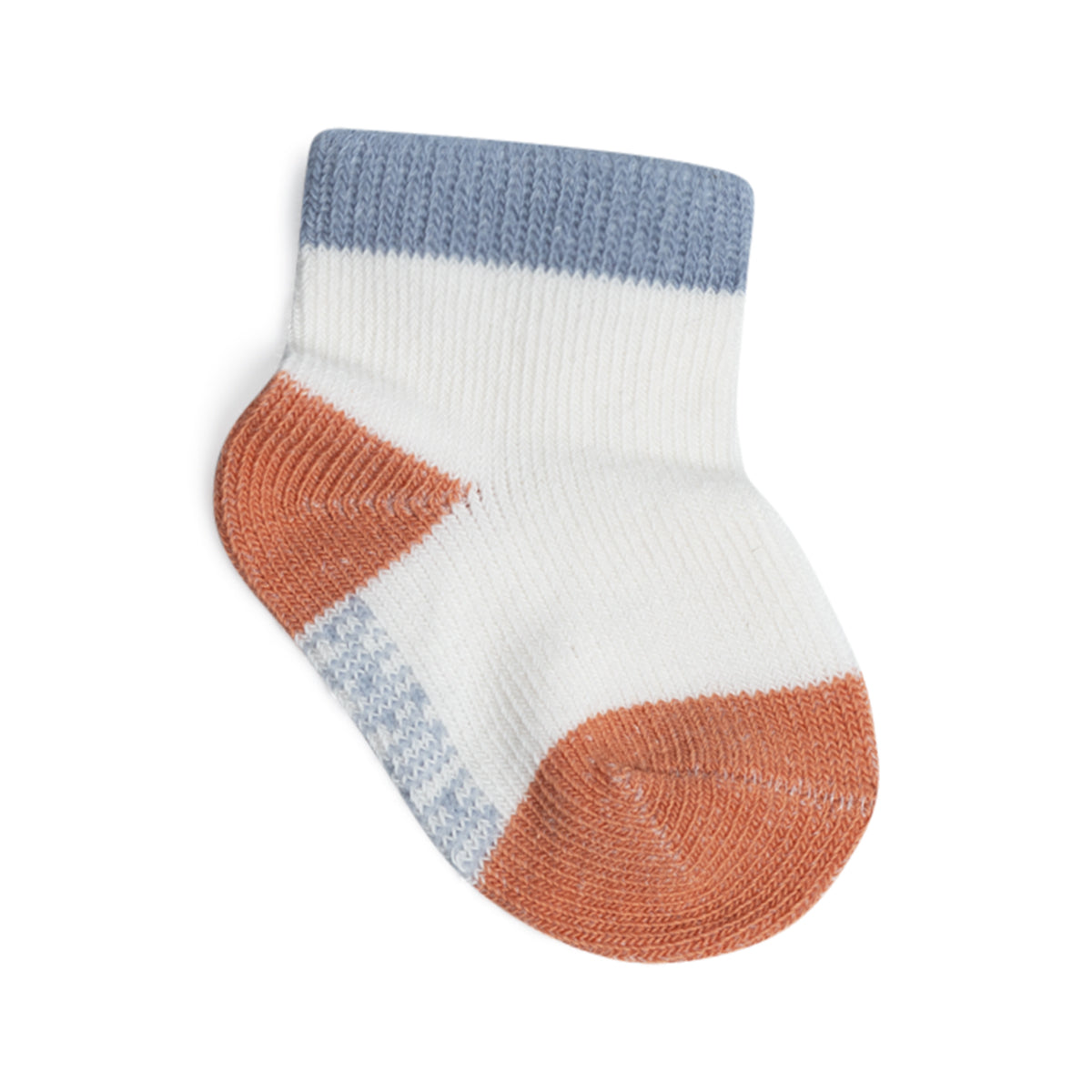 Kit Meia Bebê Masculina Pimpolho Zero Recém-Nascido Algodão Com 3 Pares
