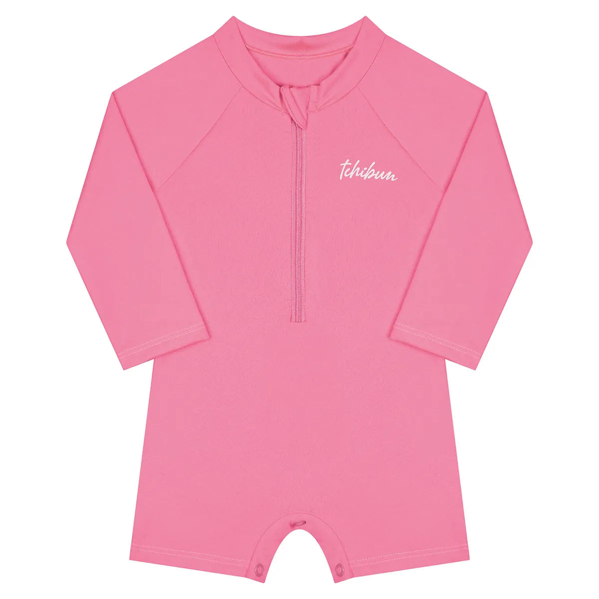 Conjunto Bebê Tchibum Kamylus Touca e Macaquinho Proteção UV50+