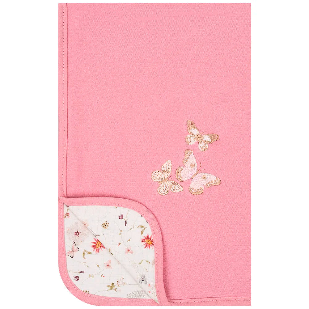 Manta Hug Blossom Suedine - Rosa