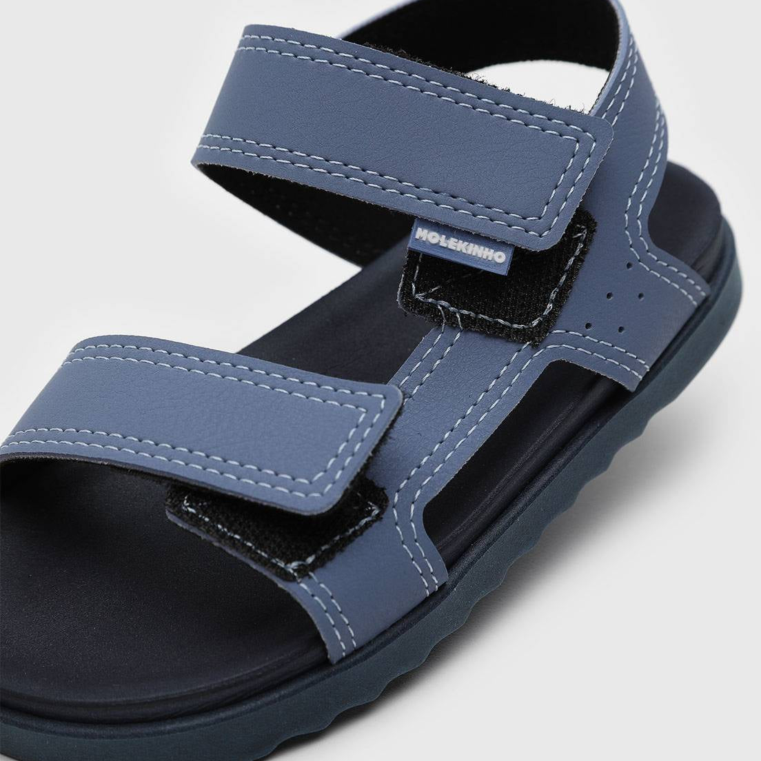 Sandália Papete Infantil Molekinho Fecho Fácil Conforto e Estilo