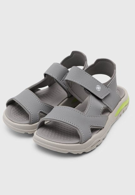 Sandália Papete Infantil Masculina Molekinho com Tira Autocolante