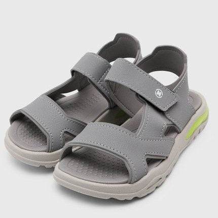 Sandália Papete Infantil Masculina Molekinho com Tira Autocolante