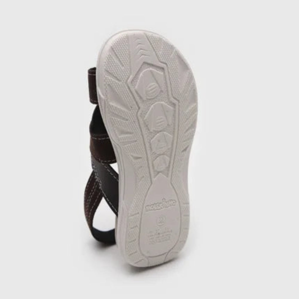 Sandália Infantil Masculina Molekinho Camurça Transpassada