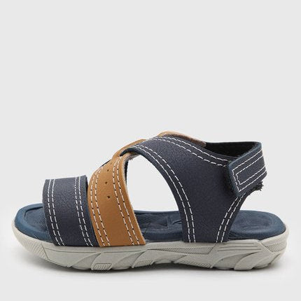 Sandália Infantil Masculina Molekinho Tiras Largas