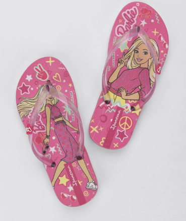 Chinelo Ipanema Infantil Barbie Meu Encanto