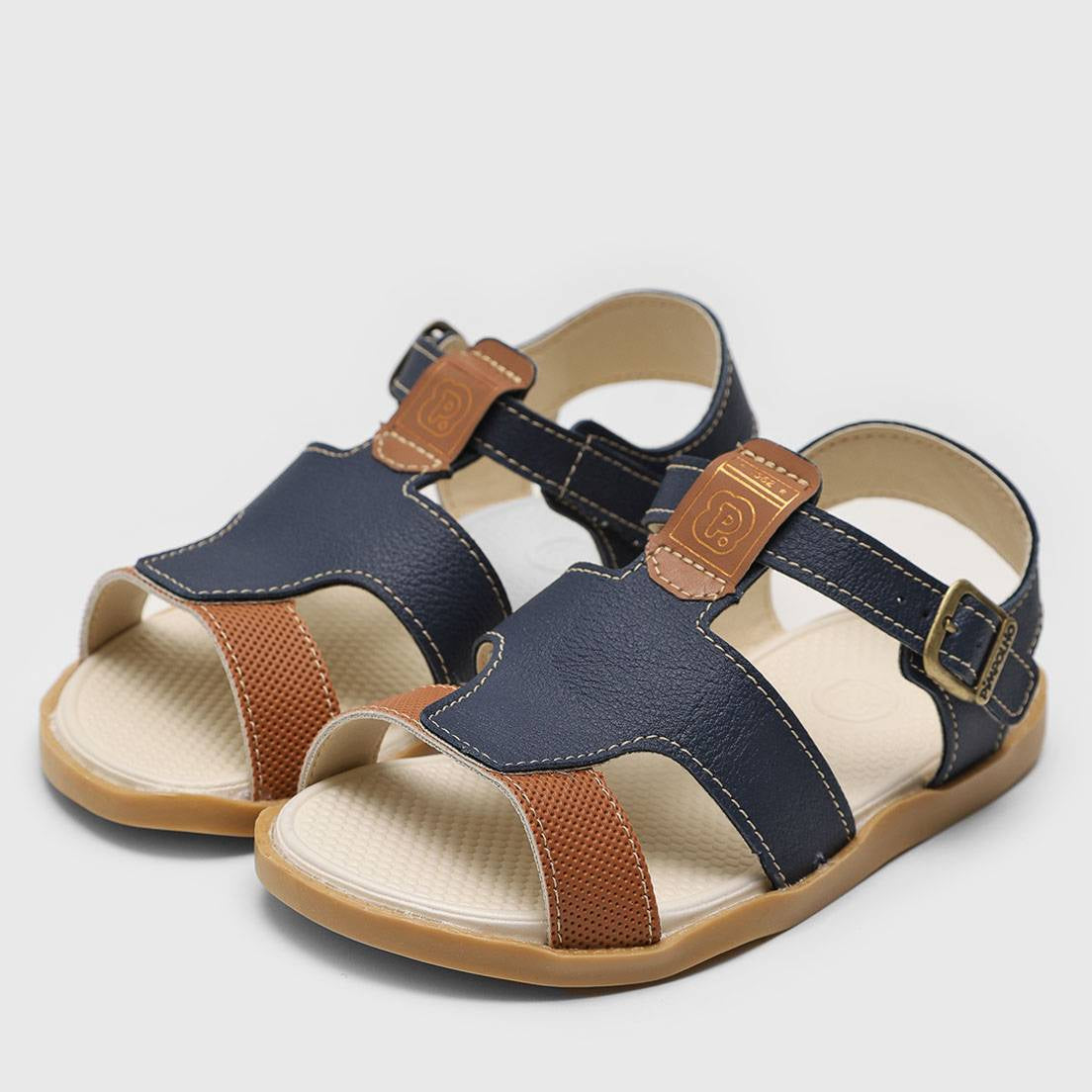 Sandália Masculina Pimpolho Clássica Bicolor