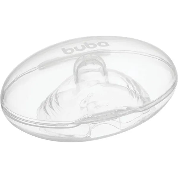Protetor de Seio Buba em Silicone Macio com Estojo 2 Unidades Livre de BPA