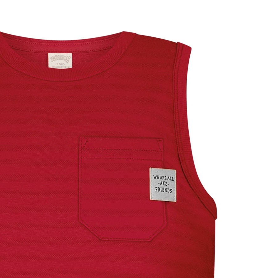 Regata Infantil Masculina Alakazoo Malha Amsterdam