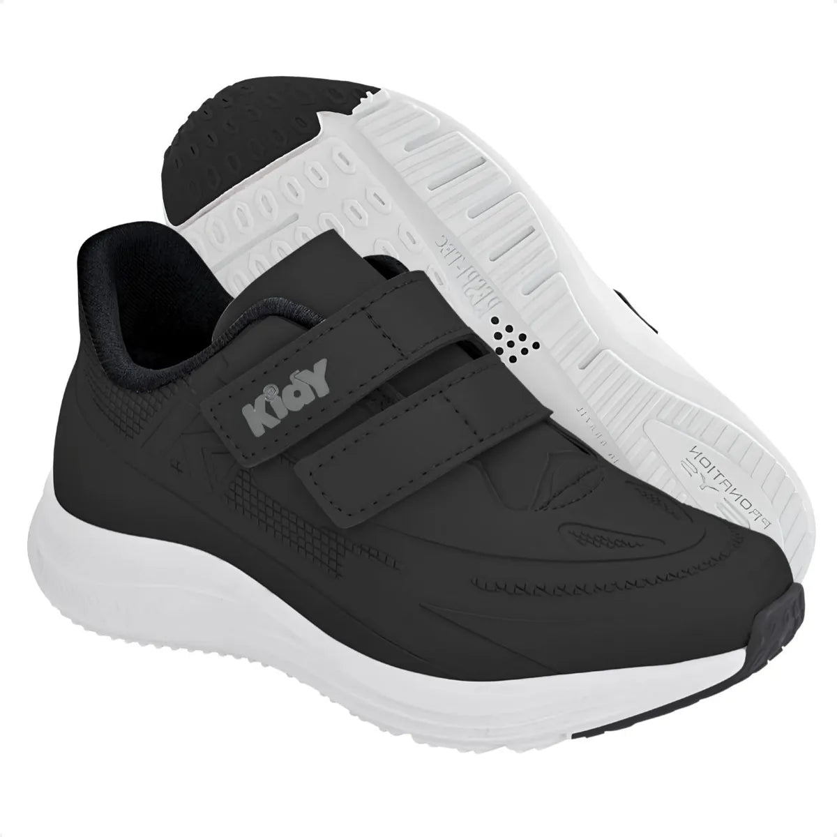 Tênis Infantil Kidy Super Conforto Respitec Calce Fácil Escolar Anatômico com Fecho Duplo