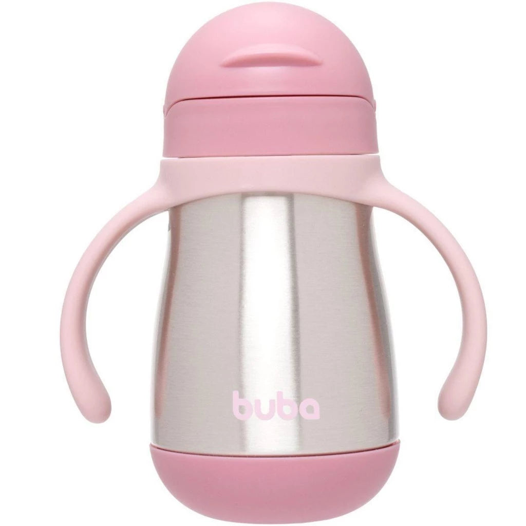 Copo Térmico Infantil Buba 270ml com Canudo