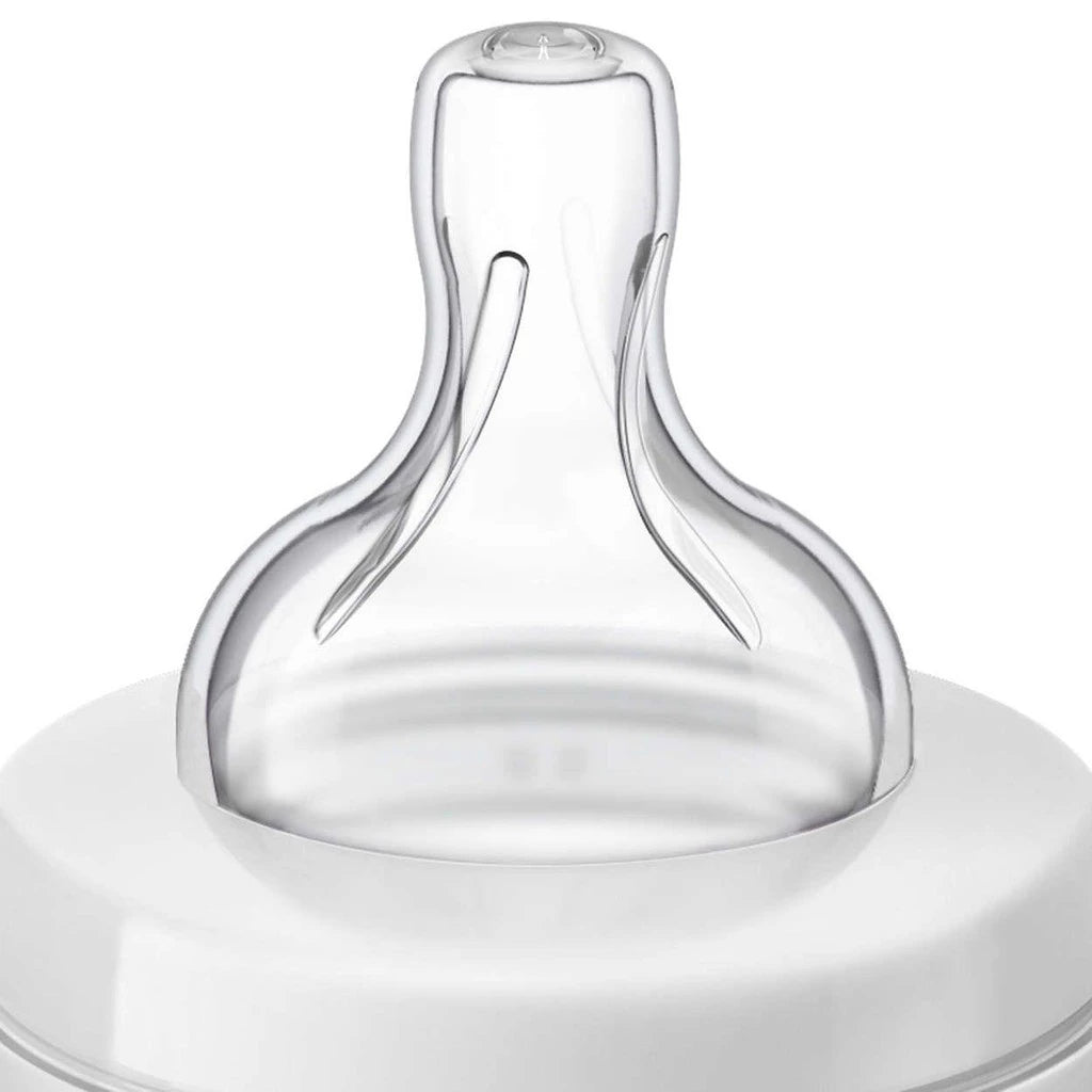 Kit Duplo Mamadeiras Avent Anti-Colic +0 M - Transparente - 125/260 Ml