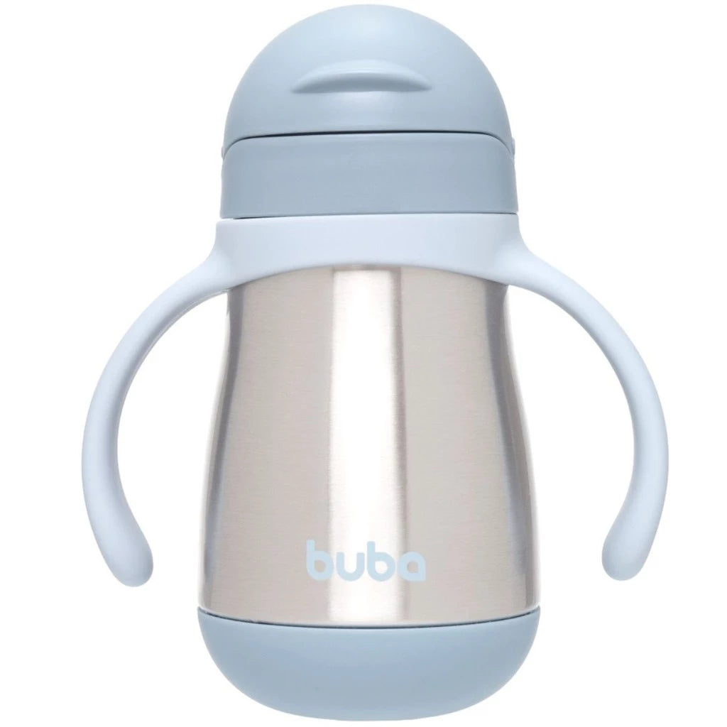 Copo Térmico Infantil Buba 270ml com Canudo