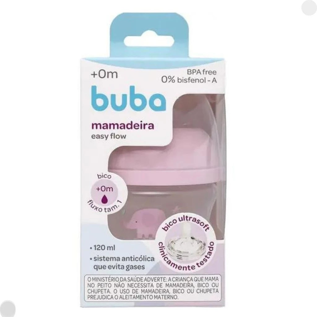 Mamadeira Buba Easy Flow Elefante +0M