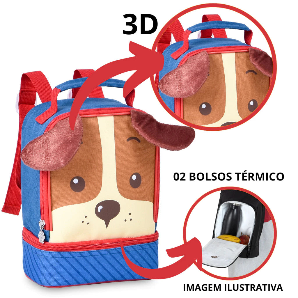 Lancheira Infantil Clio Pets Termica