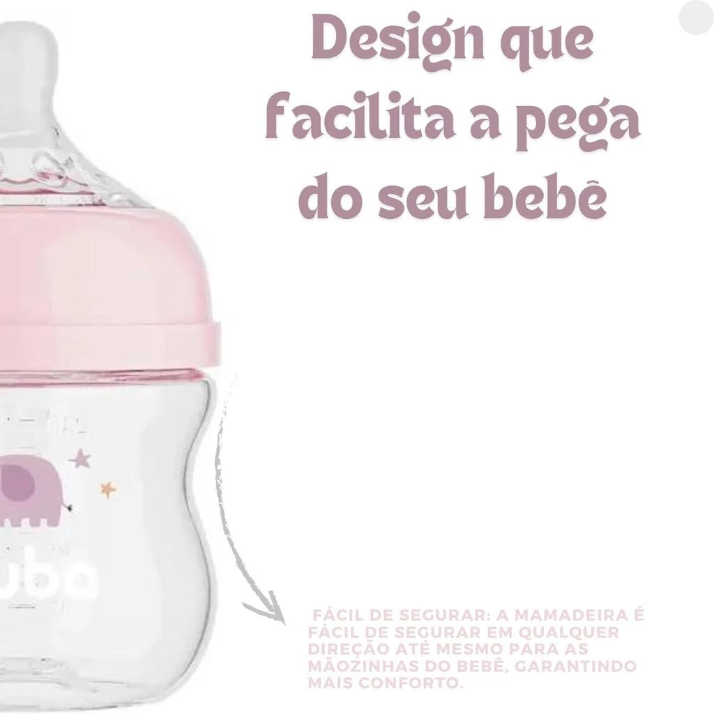 Mamadeira Buba Easy Flow Elefante +0M