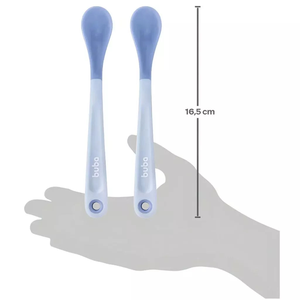 Kit de Colheres Termossensíveis Buba – 2 Peças | +6 Meses