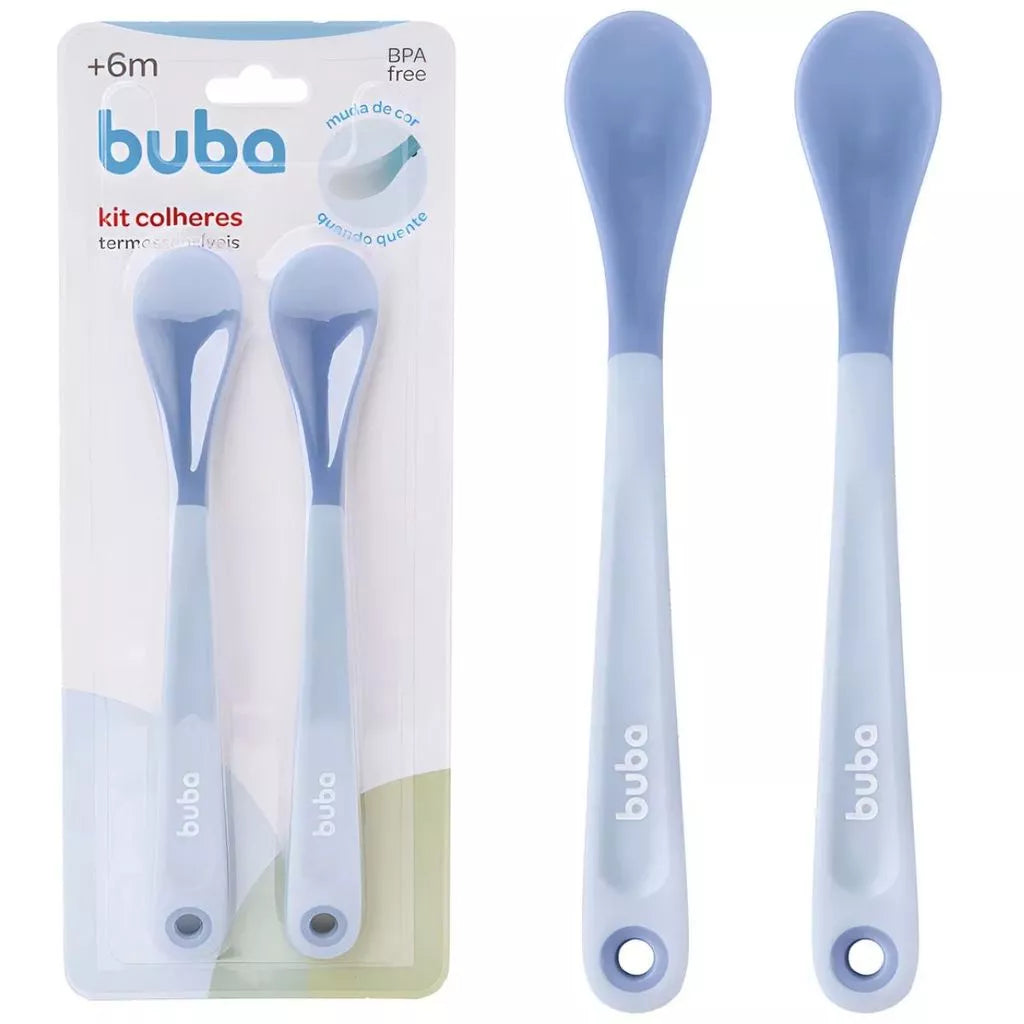 Kit de Colheres Termossensíveis Buba – 2 Peças | +6 Meses