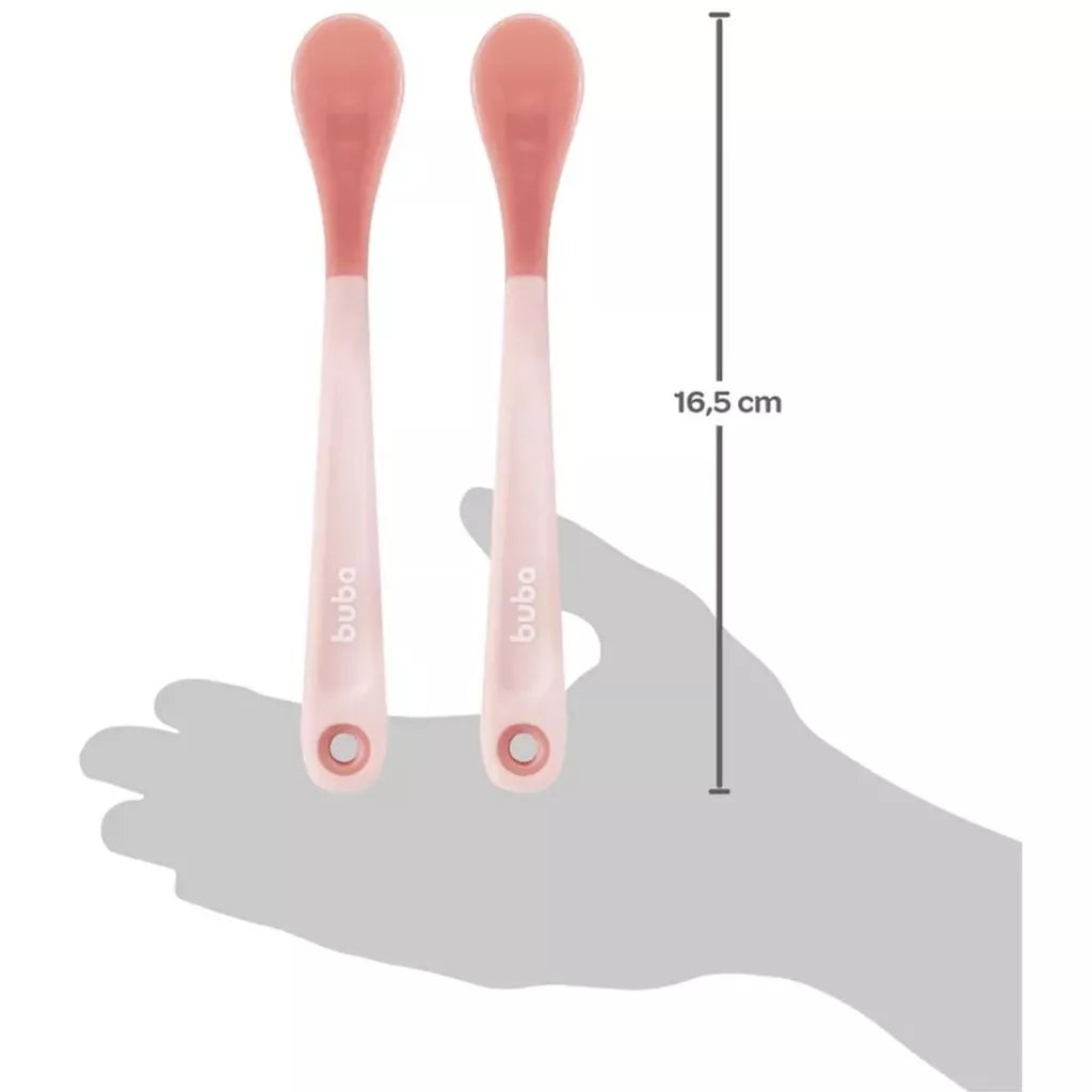 Kit de Colheres Termossensíveis Buba – 2 Peças | +6 Meses