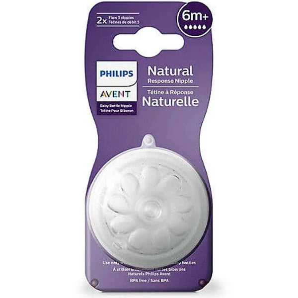 Kit Duplo Bicos Avent Pétala 6M+ N.5