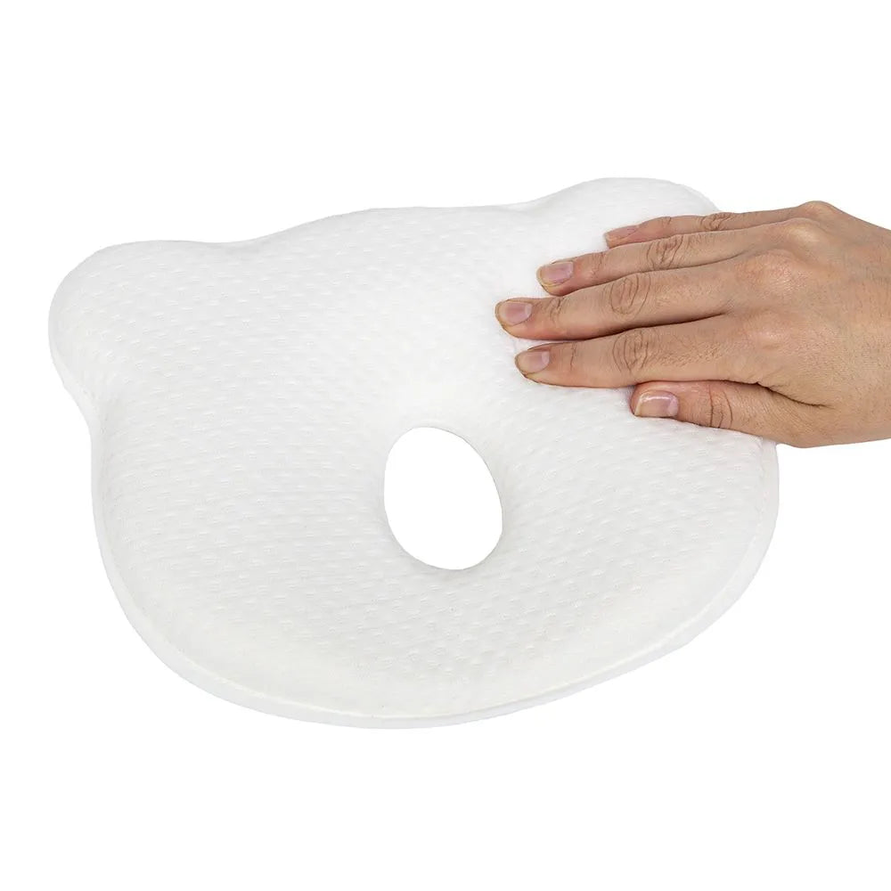 Travesseiro Viscoelástico Infantil Buba Ursinho Anatômico 0 Meses+