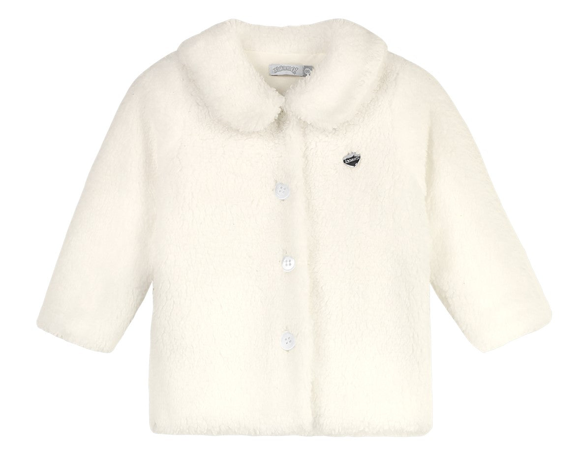 Conjunto Infantil Feminino Alakazoo com Casaco em Malha Pelo e Calça em Moletinho Soft